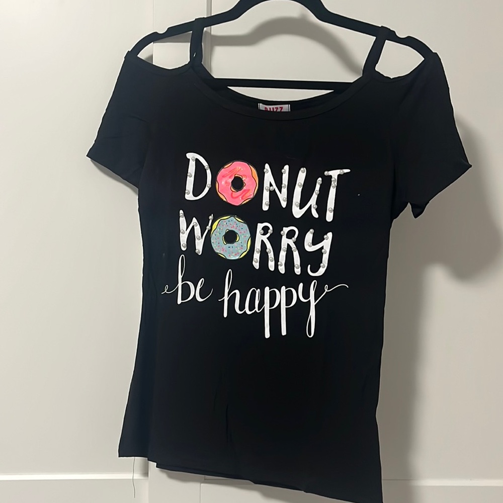 Buzz donut worry be happy T-shirt